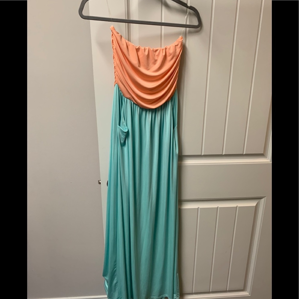 Strapless Maxi Dress